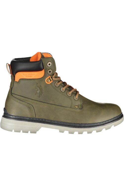U.S. POLO ASSN. Elegant Lace-Up High Boots with Contrast Details