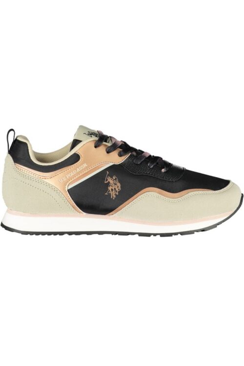 U.S. POLO ASSN. Black Polyester Sneaker