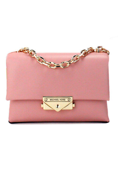 Michael Kors Cece Small Primrose Vegan Leather Convertible Flap Crossbody Bag