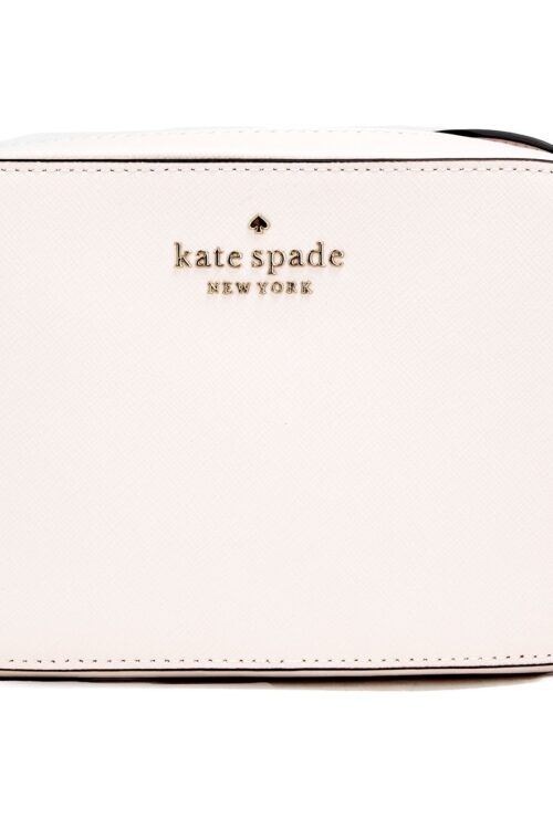 Kate Spade Staci Mini Light Rose Saffiano Leather Camera Bag Crossbody Handbag